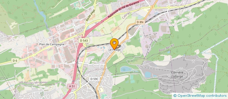 localisation de l'entreprise BGF à LES PENNES-MIRABEAU