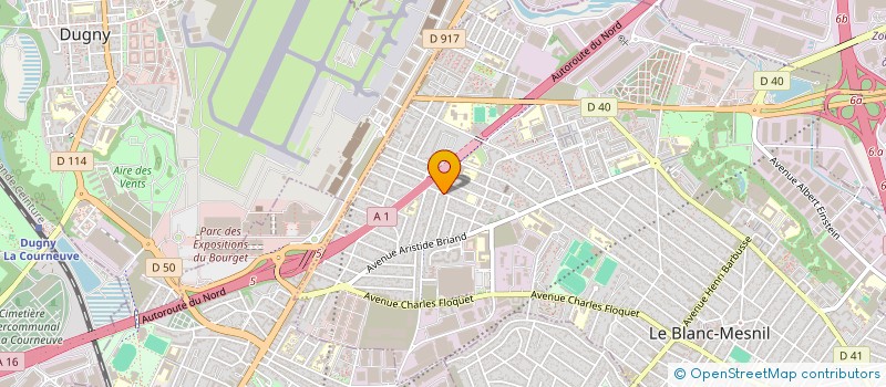localisation de l'entreprise BGF BOGDAN BAT à LE BLANC-MESNIL
