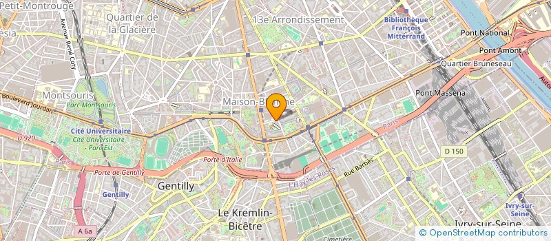 localisation de l'entreprise BGF CONCEPT  PARIS