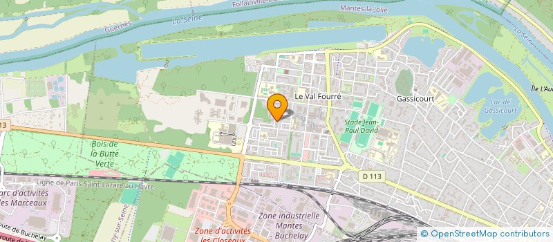 localisation de l'entreprise BGF COUVERTURE  MANTES-LA-JOLIE