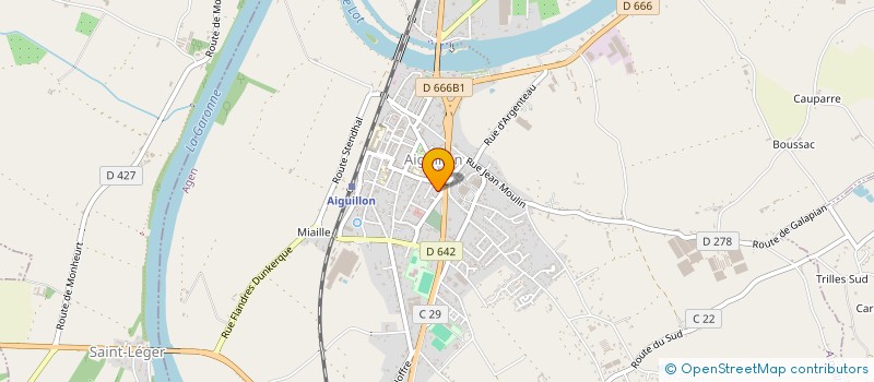 localisation de l'entreprise BGF DIAGNOSTIC IMMOBILIER  AIGUILLON