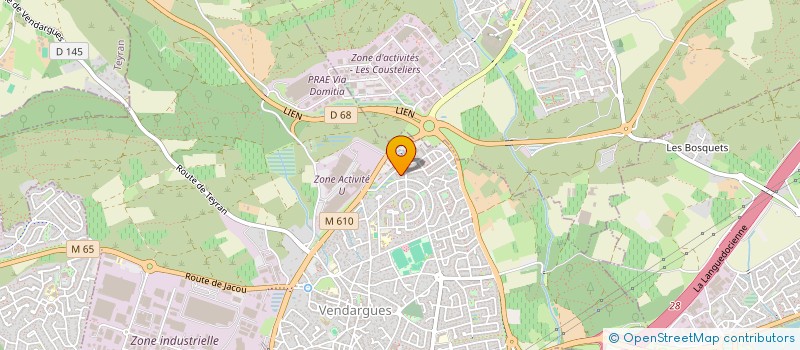 localisation de l'entreprise BGF EXPERTISE à VENDARGUES