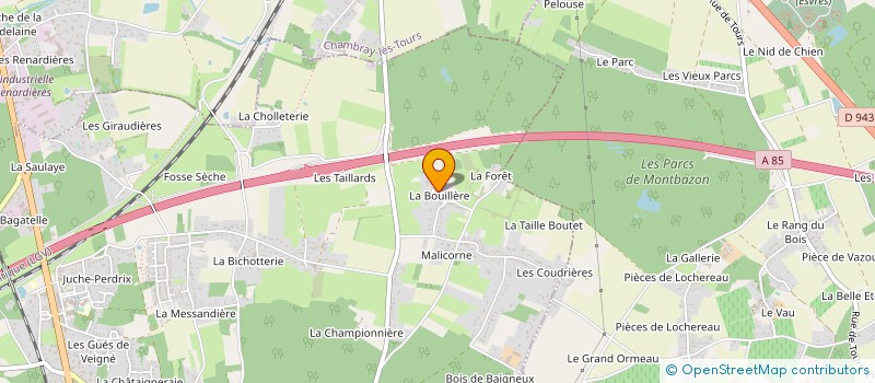 localisation de l'entreprise BGFP à VEIGNE