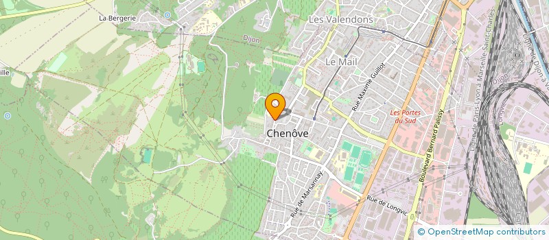 localisation de l'entreprise BGFT à CHENOVE