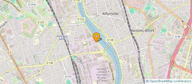 localisation de l'entreprise BGG BATIMENT à VITRY-SUR-SEINE