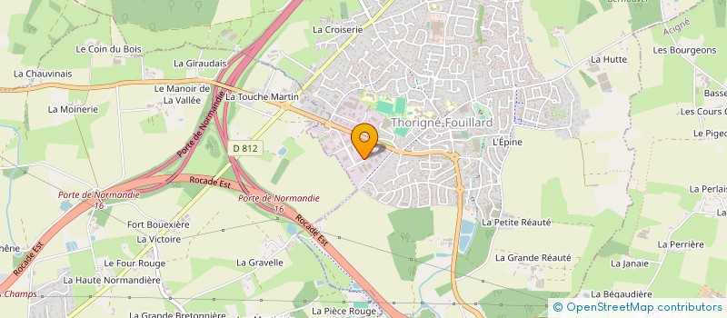 localisation de l'entreprise BGGP à THORIGNE-FOUILLARD