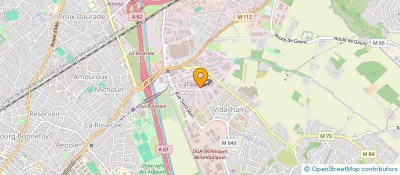 localisation de l'entreprise BGH 2020  TOULOUSE