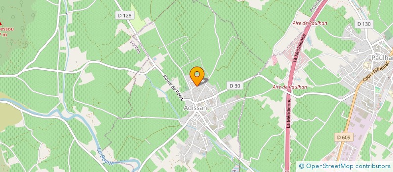 localisation de l'entreprise BGH  ADISSAN