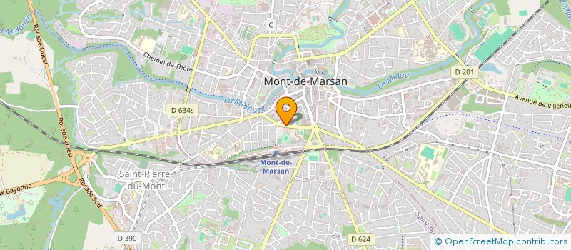 localisation de l'entreprise BGH  MONT-DE-MARSAN