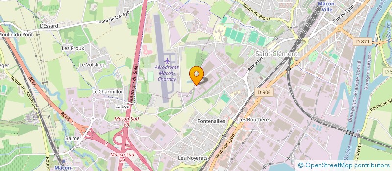 localisation de l'entreprise BGH HOLDING à MACON