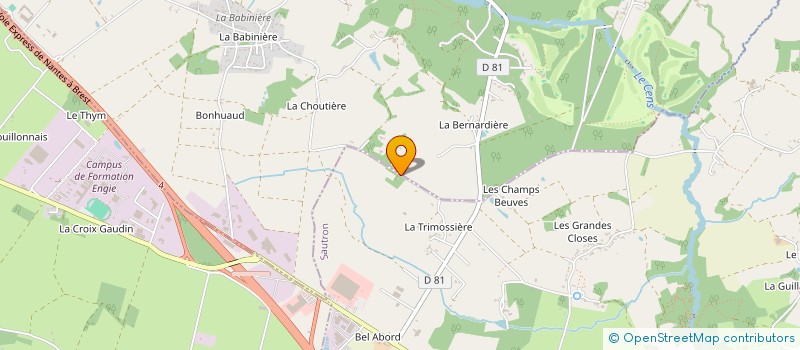 localisation de l'entreprise BGI à SAUTRON