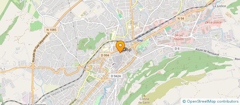 localisation de l'entreprise BGI  GAP