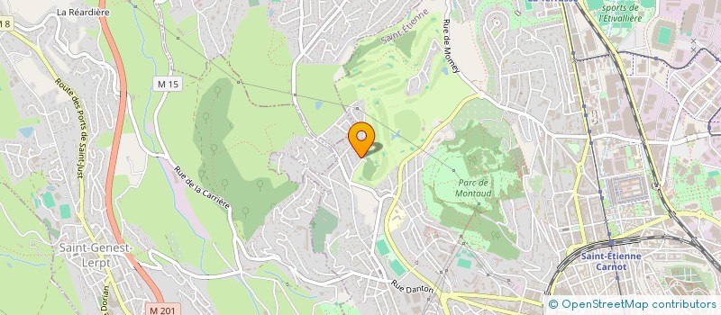 localisation de l'entreprise BGI  SAINT-ETIENNE