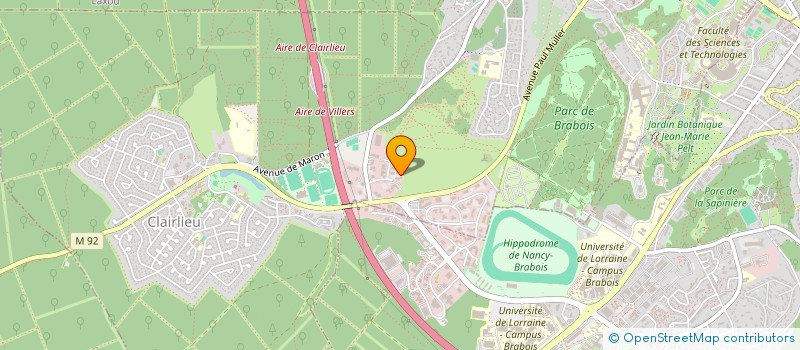 localisation de l'entreprise BGI ASSOCIES à VILLERS-LES-NANCY