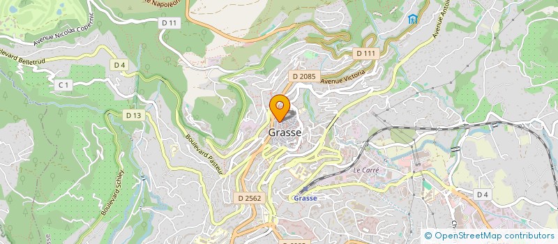 localisation de l'entreprise BGI BUREAU GRAPHIQUE INFORMAT à GRASSE