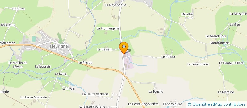 localisation de l'entreprise BGI TUYAUTERIE INDUSTRIELLE  SAINT-SAUVEUR-DES-LANDES