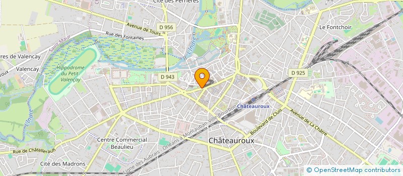 localisation de l'entreprise BGIMMO CENTRE à CHATEAUROUX