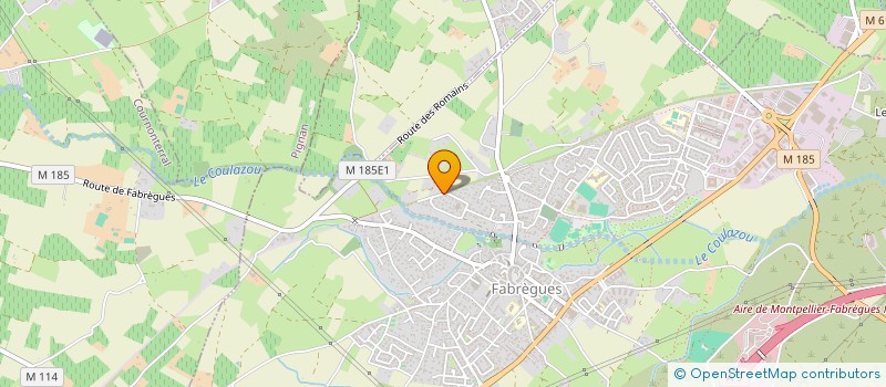 localisation de l'entreprise BGJM  FABREGUES