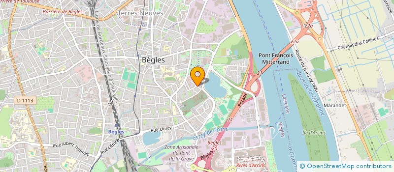 localisation de l'entreprise BGK à BEGLES