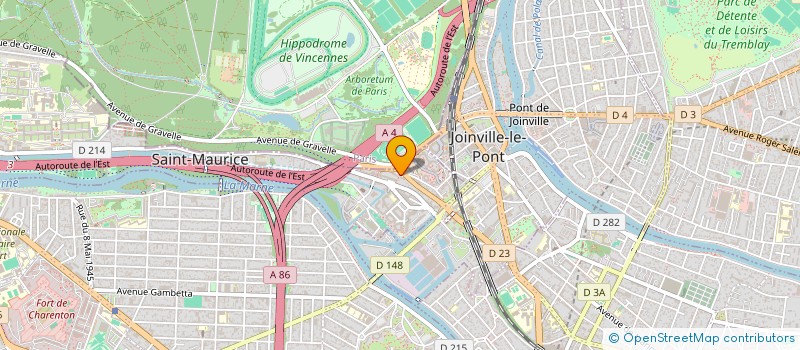 localisation de l'entreprise BGK CONSEIL à SAINT-MAURICE