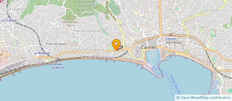 localisation de l'entreprise BGL  AJACCIO