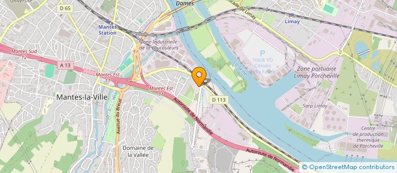 localisation de l'entreprise BGL à MANTES-LA-VILLE
