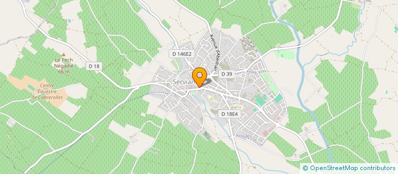 localisation de l'entreprise BGL  SERVIAN