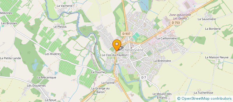 localisation de l'entreprise BGL HORIZON à ROCHESERVIERE