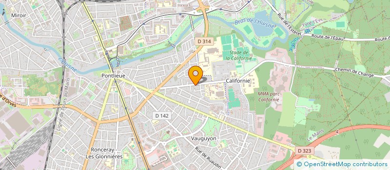 localisation de l'entreprise BGLCM  LE MANS