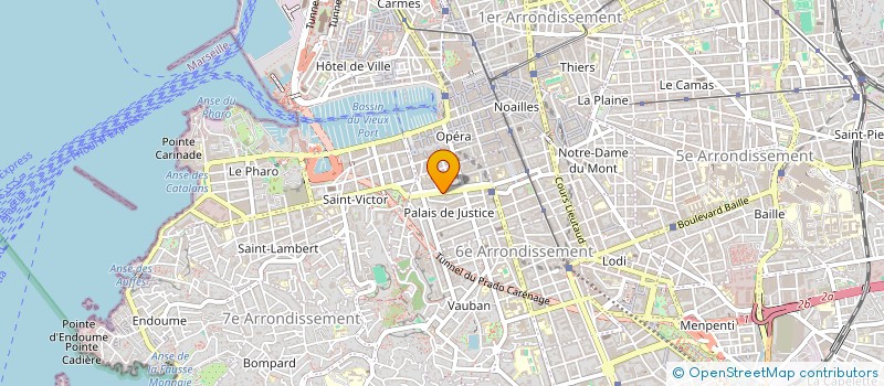 localisation de l'entreprise BGLEX AVOCATS  MARSEILLE