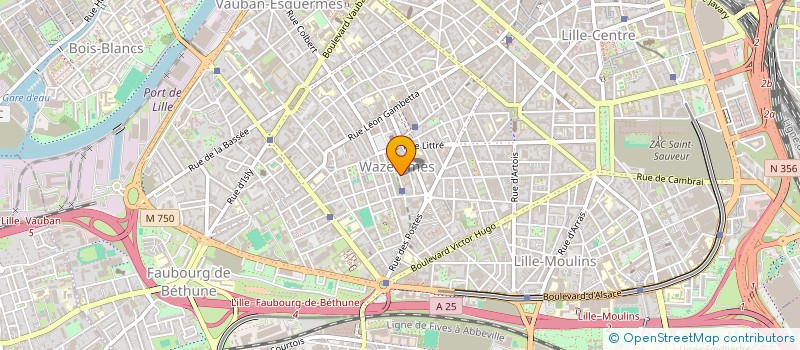 localisation de l'entreprise BGLF  LILLE