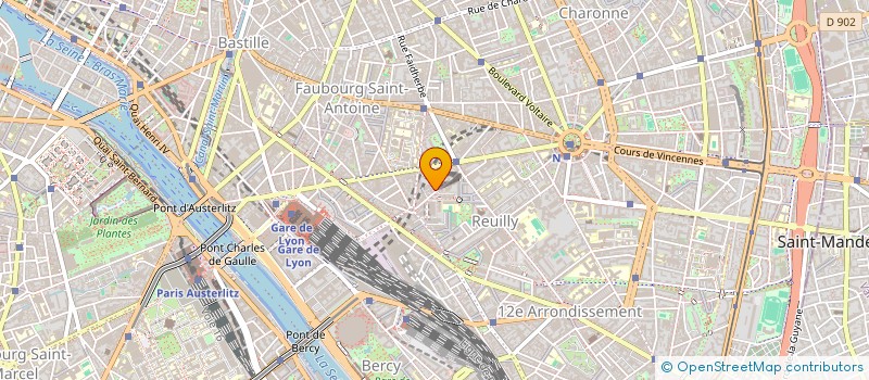 localisation de l'entreprise BGLLUX  PARIS