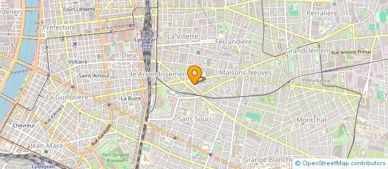 localisation de l'entreprise BGLRS  LYON