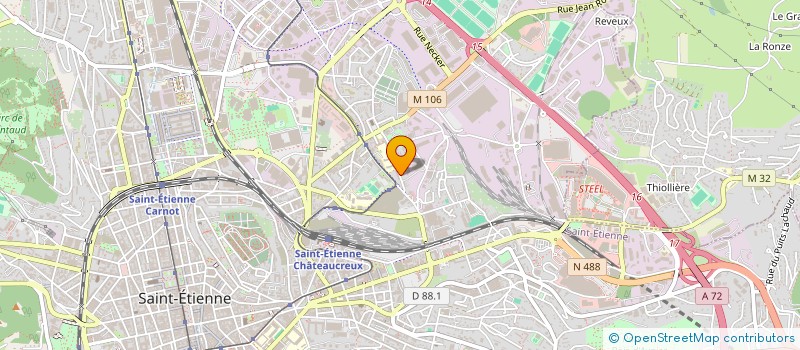 localisation de l'entreprise BGM 42  SAINT-ETIENNE