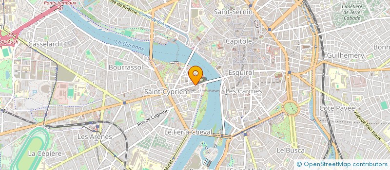 localisation de l'entreprise BGM à TOULOUSE