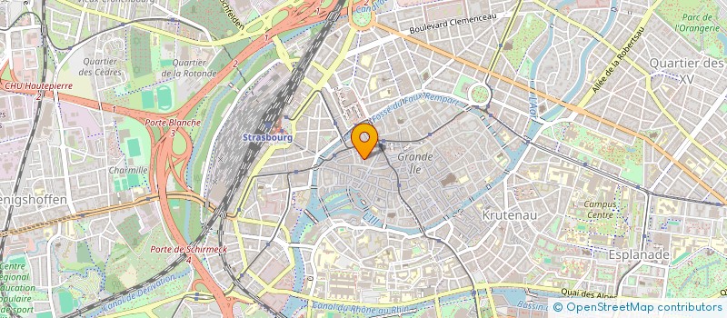 localisation de l'entreprise BGM à STRASBOURG
