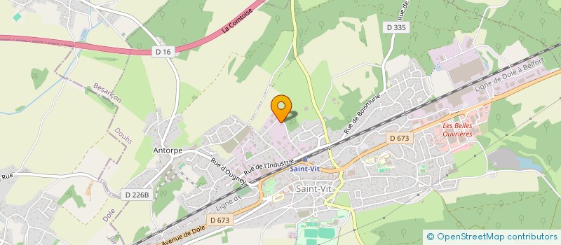 localisation de l'entreprise BGM  SAINT-VIT