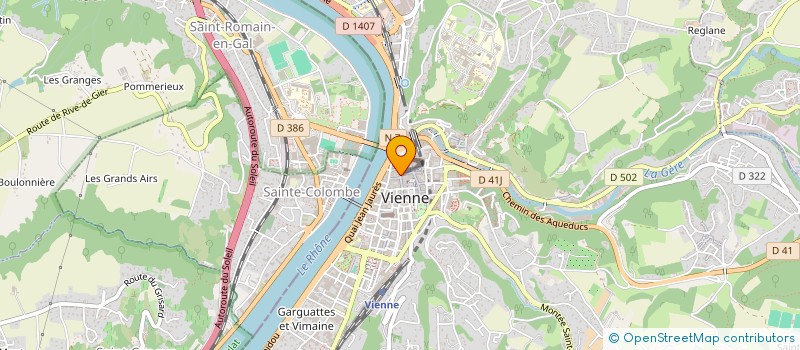 localisation de l'entreprise BGM  VIENNE
