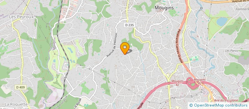 localisation de l'entreprise BGM à MOUGINS