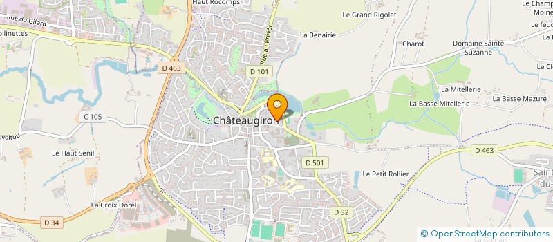 localisation de l'entreprise BGM  CHATEAUGIRON