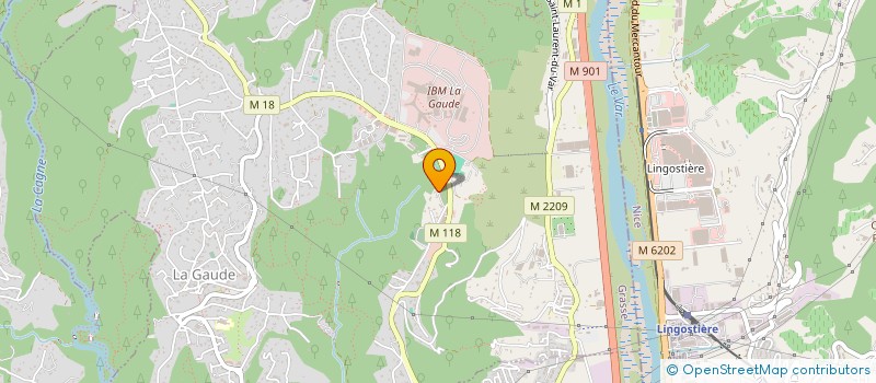 localisation de l'entreprise BGM BATIMENT GENERAL MALJAK  LA GAUDE