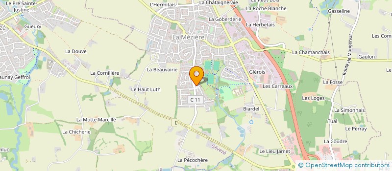 localisation de l'entreprise BGM CONSTRUCTIONS à LA MEZIERE