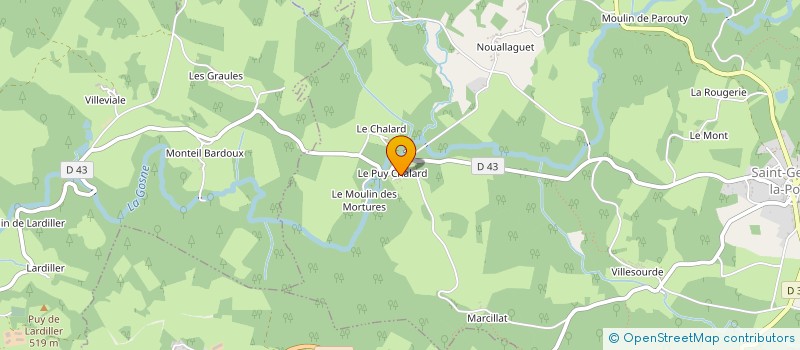 localisation de l'entreprise BGM SARL  SAINT-GEORGES-LA-POUGE