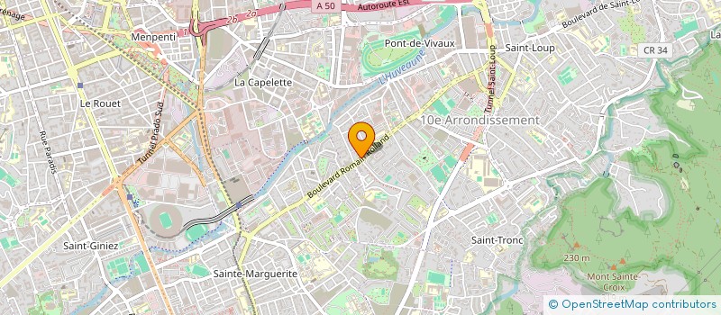 localisation de l'entreprise BGMA à MARSEILLE