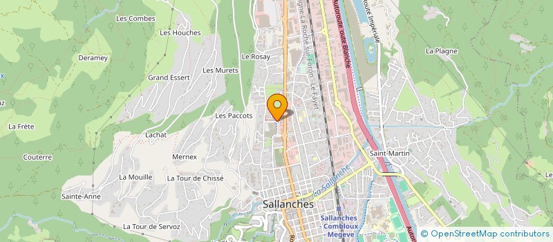 localisation de l'entreprise BGMB à SALLANCHES