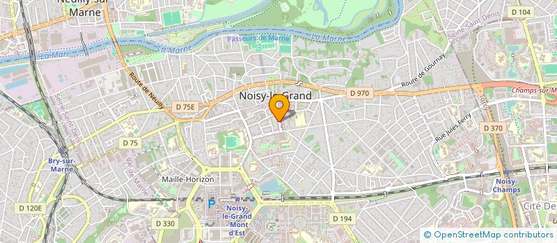 localisation de l'entreprise BGMC  NOISY-LE-GRAND