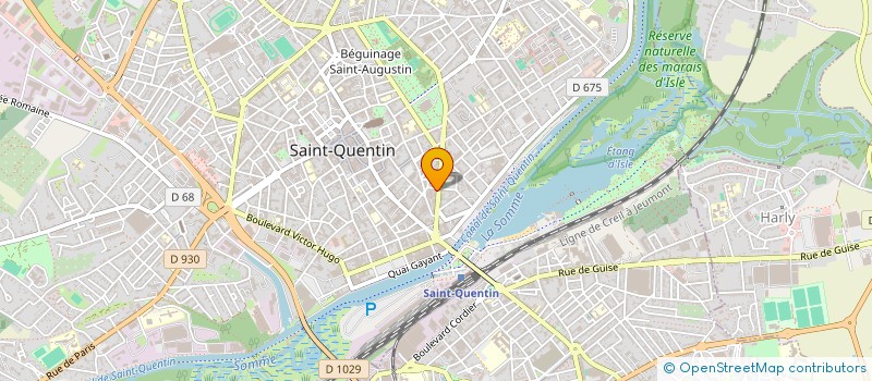 localisation de l'entreprise BGMD à SAINT-QUENTIN