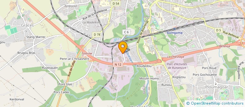 localisation de l'entreprise BGME AUTO  GRACES