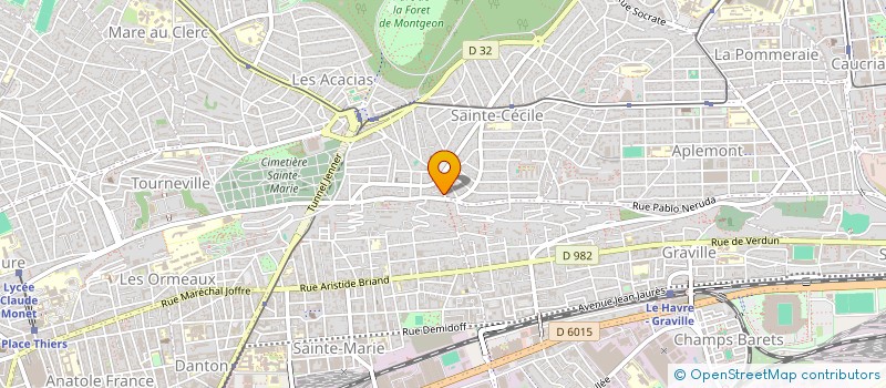 localisation de l'entreprise BGMEDIDENT  LE HAVRE