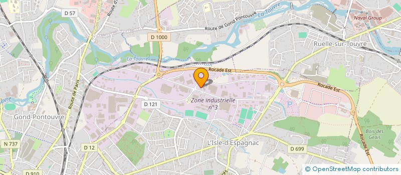 localisation de l'entreprise BGMG TRANSPORTS à L'ISLE-D'ESPAGNAC